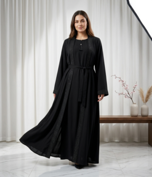 Open Gown Style Black