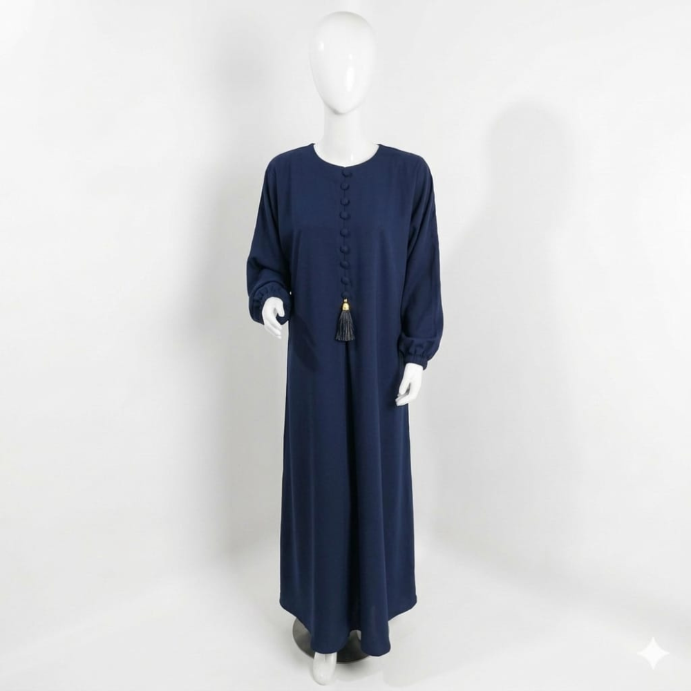 Elegant Front Tassel Abaya