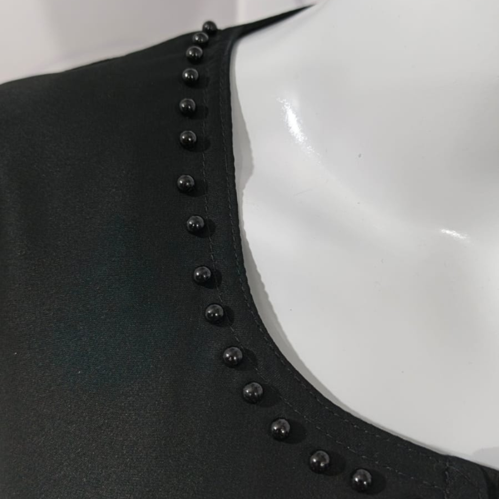 Embroidered Sleeve Abaya with Tassel - Image 3