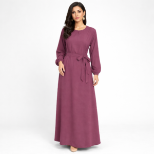 Maxi Style Mauve Abaya (HZ-04-M)