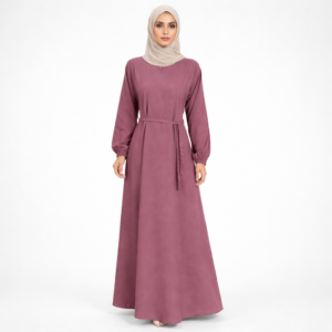 Maxi Style Dusty Rose Abaya (HZ-04-DR)