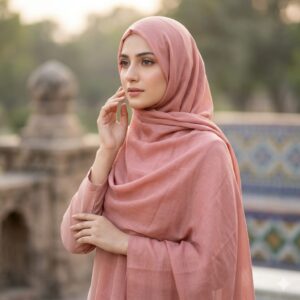 Dusty Rose Morocco Lawn Scarf Hijab